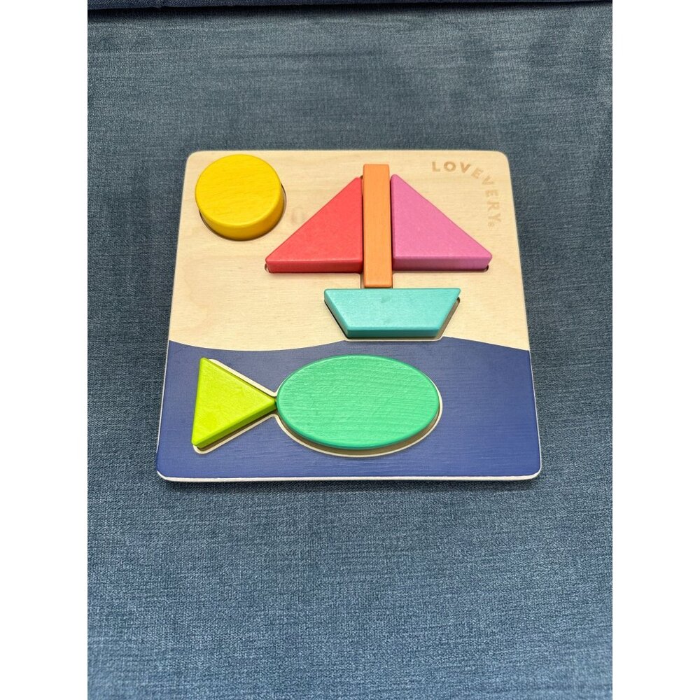 Lovevery Double Sided Sunny Day Puzzle